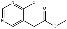 Ethyl 2-(4-chloropyrimidin-5-yl)acetate 구조식 이미지