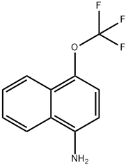 1-Naphthalenamine, 4-(trifluoromethoxy)- Structure