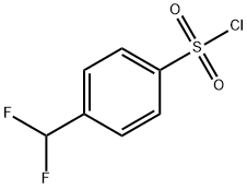 4-(Difluoromethyl)benzenesulfonyl Chloride Structure