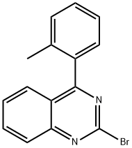 2-Bromo-4-(2-tolyl)quinazoline 구조식 이미지