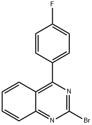 2-Bromo-4-(4-fluorophenyl)quinazoline Structure