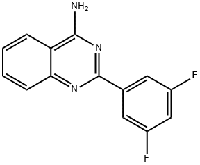 4-Amino-2-(3,5-difluorophenyl)quinazoline 구조식 이미지