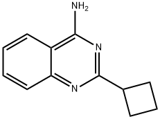 4-Amino-2-(cyclobutyl)quinazoline Structure