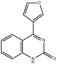 2-Hydroxy-4-(3-furyl)quinazoline Structure