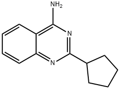 4-Amino-2-(cyclopentyl)quinazoline 구조식 이미지