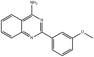 4-Amino-2-(3-methoxyphenyl)quinazoline Structure