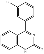 2-Hydroxy-4-(3-chlorophenyl)quinazoline Structure