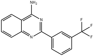 4-Amino-2-(3-trifluoromethylphenyl)quinazoline 구조식 이미지