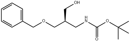 Boc-(R)-3-amino-2-((benzyloxy)methyl)propan-1-ol Structure