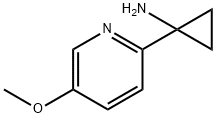 1-(5-methoxypyridin-2-yl)cyclopropan-1-amine Structure