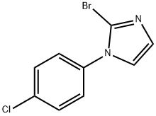 2-bromo-1-(4-chlorophenyl)-1H-imidazole 구조식 이미지