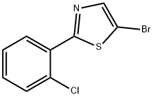 5-Bromo-2-(2-chlorophenyl)thiazole Structure