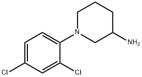 1-(2,4-dichlorophenyl)piperidin-3-amine Structure