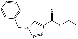 1-Benzyl-1H-1,2,3-triazole-4-carboxylic acid ethyl ester 구조식 이미지