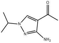 1-(3-amino-1-isopropyl-1H-pyrazol-4-yl)ethan-1-one Structure