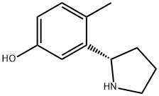 4-METHYL-3-[(2S)-PYRROLIDIN-2-YL]PHENOL Structure