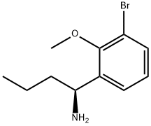 (1S)-1-(3-BROMO-2-METHOXYPHENYL)BUTAN-1-AMINE Structure