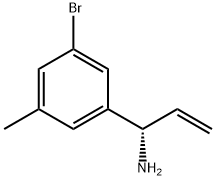 (1S)-1-(3-BROMO-5-METHYLPHENYL)PROP-2-ENYLAMINE Structure