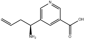 5-((1S)-1-AMINOBUT-3-ENYL)PYRIDINE-3-CARBOXYLIC ACID Structure