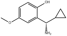 2-[(S)-AMINO(CYCLOPROPYL)METHYL]-4-METHOXYPHENOL Structure