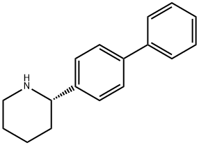 (2S)-2-(4-PHENYLPHENYL)PIPERIDINE Structure