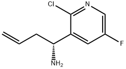 (1R)-1-(2-chloro-5-fluoropyridin-3-yl)but-3-en-1-amine Structure