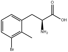 3-Bromo-2-methyl-L-phenylalanine 구조식 이미지
