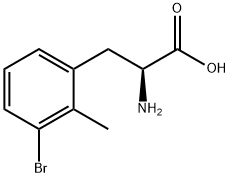 3-Bromo-2-methyl-L-phenylalanine Structure