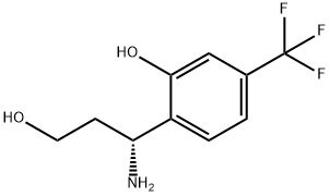 2-((1R)-1-AMINO-3-HYDROXYPROPYL)-5-(TRIFLUOROMETHYL)PHENOL Structure