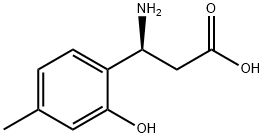 (3S)-3-AMINO-3-(2-HYDROXY-4-METHYLPHENYL)PROPANOIC ACID Structure