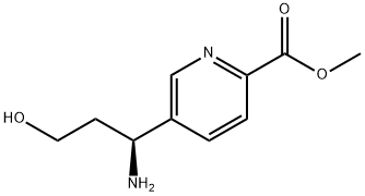 METHYL 5-((1S)-1-AMINO-3-HYDROXYPROPYL)PYRIDINE-2-CARBOXYLATE Structure