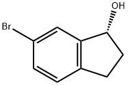 (R)-6-bromo-2,3-dihydro-1H-inden-1-ol 구조식 이미지