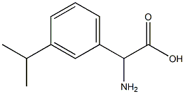 2-AMINO-2-[3-(METHYLETHYL)PHENYL]ACETIC ACID Structure