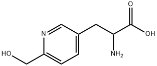 2-AMINO-3-[6-(HYDROXYMETHYL)PYRIDIN-3-YL]PROPANOIC ACID Structure