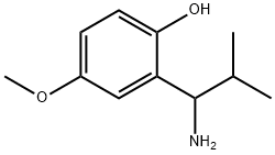 2-(1-AMINO-2-METHYLPROPYL)-4-METHOXYPHENOL Structure