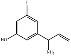 3-(1-AMINOPROP-2-EN-1-YL)-5-FLUOROPHENOL Structure