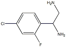 1-(4-CHLORO-2-FLUOROPHENYL)ETHANE-1,2-DIAMINE 구조식 이미지