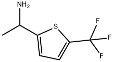 1-[5-(TRIFLUOROMETHYL)-2-THIENYL]ETHYLAMINE Structure