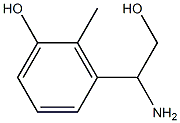 3-(1-AMINO-2-HYDROXYETHYL)-2-METHYLPHENOL 구조식 이미지