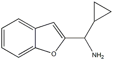1-benzofuran-2-yl(cyclopropyl)methanamine Structure