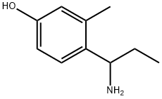 4-(1-AMINOPROPYL)-3-METHYLPHENOL Structure