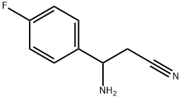 3-AMINO-3-(4-FLUOROPHENYL)PROPANENITRILE 구조식 이미지