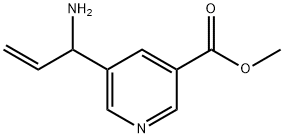METHYL 5-(1-AMINOPROP-2-ENYL)PYRIDINE-3-CARBOXYLATE Structure