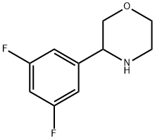 3-(3,5-DIFLUOROPHENYL)MORPHOLINE Structure