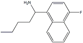 1-(4-FLUORONAPHTHYL)PENTYLAMINE Structure