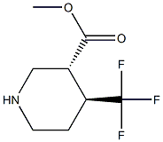 methyl (3R,4S)-4-(trifluoromethyl)piperidine-3-carboxylate Structure