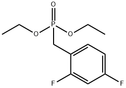 diethyl (2,4-difluorobenzyl)phosphonate Structure