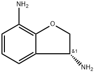 (3R)-2,3-DIHYDRO-1-BENZOFURAN-3,7-DIAMINE Structure