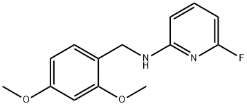 N-(2,4-Dimethoxybenzyl)-6-fluoropyridin-2-amine 구조식 이미지