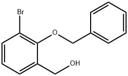 [2-(Benzyloxy)-3-bromophenyl]methanol 구조식 이미지